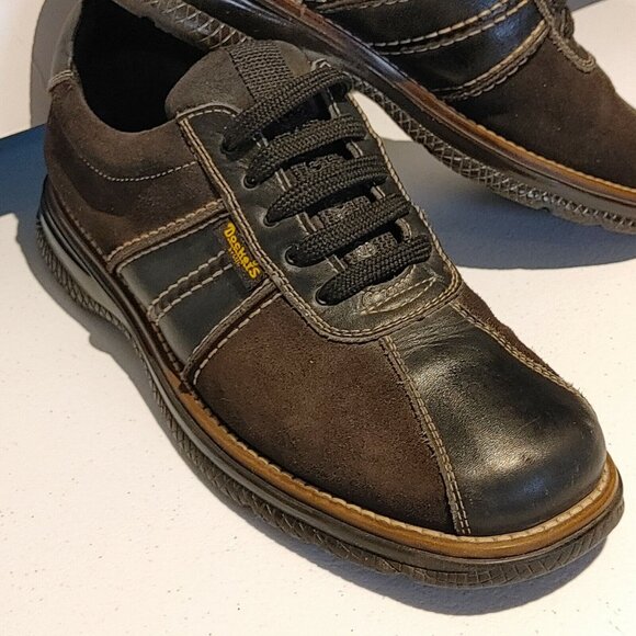 Dockers Oxford Shoe Men's Size 8 Brown Leather/Suede Casual Shoe Lace Up - Picture 8 of 10